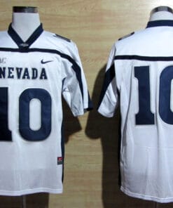 Nevada Wolf Pack #10 Colin Kaepernick College Football Jersey White