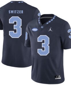 North Carolina Tar Heels #3 Ryan Switzer NCAA Football Jersey Black