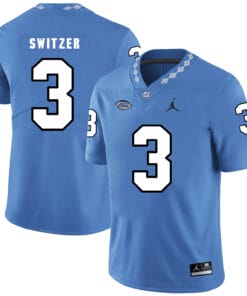 North Carolina Tar Heels #3 Ryan Switzer NCAA Football Jersey Blue
