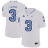 North Carolina Tar Heels #3 Ryan Switzer NCAA Football Jersey White
