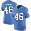 North Carolina Tar Heels #46 Bill Sutherland Football Jersey Blue