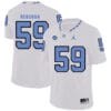 North Carolina Tar Heels #59 Andy Bershak Football Jersey White