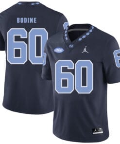 North Carolina Tar Heels #60 Russell Bodine Football Jersey Black