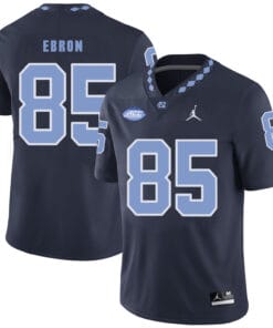 North Carolina Tar Heels #85 Eric Ebron NCAA Football Jersey Black