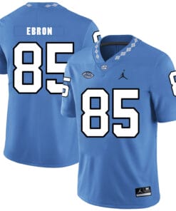 North Carolina Tar Heels #85 Eric Ebron NCAA Football Jersey Blue