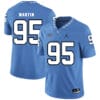 North Carolina Tar Heels #95 Kareem Martin NCAA Football Jersey Blue