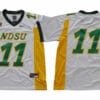 North Dakota State Bison #11 Carson Wentz Football Jersey White
