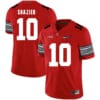 Ohio State Buckeyes #10 Ryan Shazier Football Jersey Diamond Red