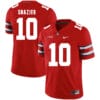 Ohio State Buckeyes #10 Ryan Shazier Football Jersey Red