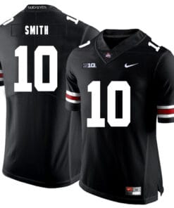 Ohio State Buckeyes #10 Troy Smith Football Jersey Black