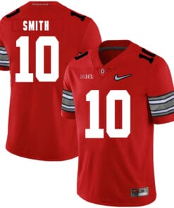 Ohio State Buckeyes #10 Troy Smith Football Jersey Diomand Red