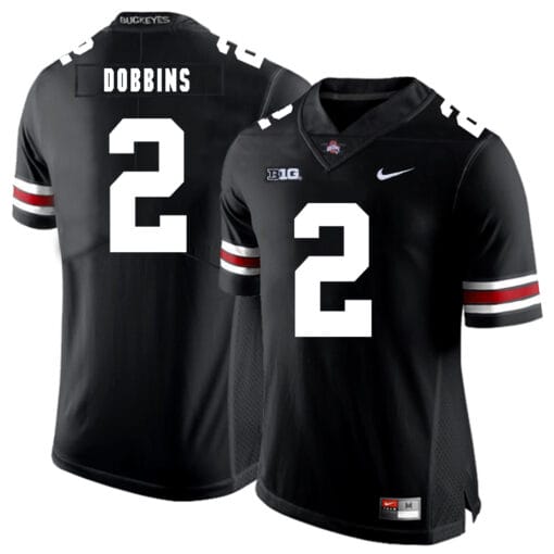 Ohio State Buckeyes #2 J.K Dobbins Football Jersey Black