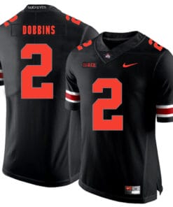 Ohio State Buckeyes #2 J.K Dobbins Football Jersey Black Shadow