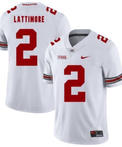 Ohio State Buckeyes #2 Marshon Lattimore Football Jersey White