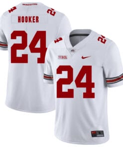 Ohio State Buckeyes #24 Malik Hooker Football Jersey White
