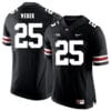 Ohio State Buckeyes #25 Mike Weber Football Jersey Black