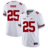 Ohio State Buckeyes #25 Mike Weber Football Jersey White