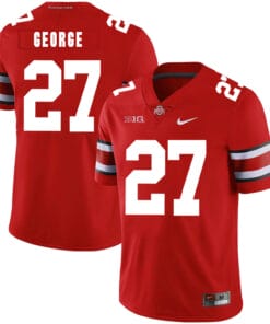 Ohio State Buckeyes #27 Eddie George Football Jersey Red