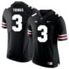 Ohio State Buckeyes #3 Michael Thomas Football Jersey Black