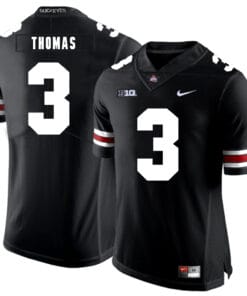 Ohio State Buckeyes #3 Michael Thomas Football Jersey Black