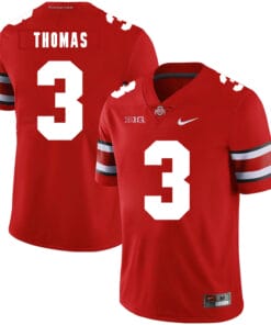 Ohio State Buckeyes #3 Michael Thomas Football Jersey Red