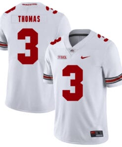 Ohio State Buckeyes #3 Michael Thomas Football Jersey White