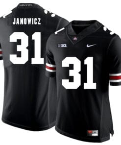 Ohio State Buckeyes #31 Vic Janowicz Football Jersey Black
