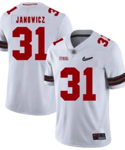 Ohio State Buckeyes #31 Vic Janowicz Football Jersey Diamond White