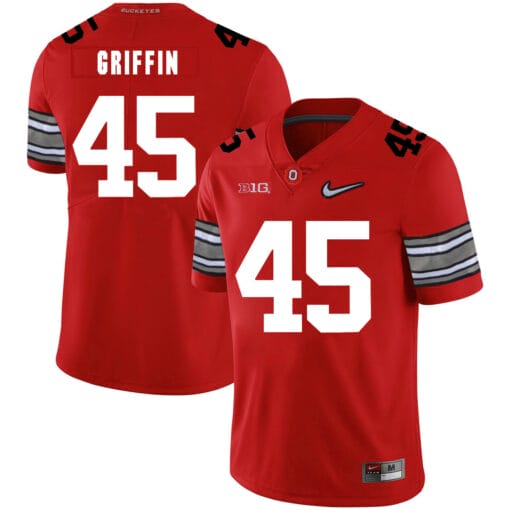 Ohio State Buckeyes #45 Archie Griffin Football Jersey Diamond Red