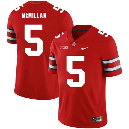 Ohio State Buckeyes #5 Raekwon McMillan Football Jersey Red