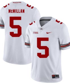 Ohio State Buckeyes #5 Raekwon McMillan Football Jersey White