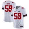 Ohio State Buckeyes #59 Tyquan Lewis Football Jersey Diomand White
