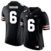 Ohio State Buckeyes #6 Sam Hubbard Football Jersey Black