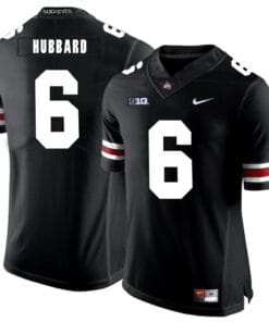 Ohio State Buckeyes #6 Sam Hubbard Football Jersey Black