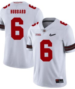 Ohio State Buckeyes #6 Sam Hubbard Football Jersey Diamond White