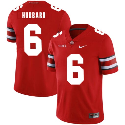 Ohio State Buckeyes #6 Sam Hubbard Football Jersey Red