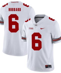 Ohio State Buckeyes #6 Sam Hubbard Football Jersey White