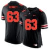 Ohio State Buckeyes #63 Michael Bennett IV Football Jersey Black Shadow