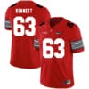 Ohio State Buckeyes #63 Michael Bennett IV Football Jersey Diamond Red