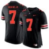 Ohio State Buckeyes #7 Dwayne Haskins Football Jersey Black Shadow