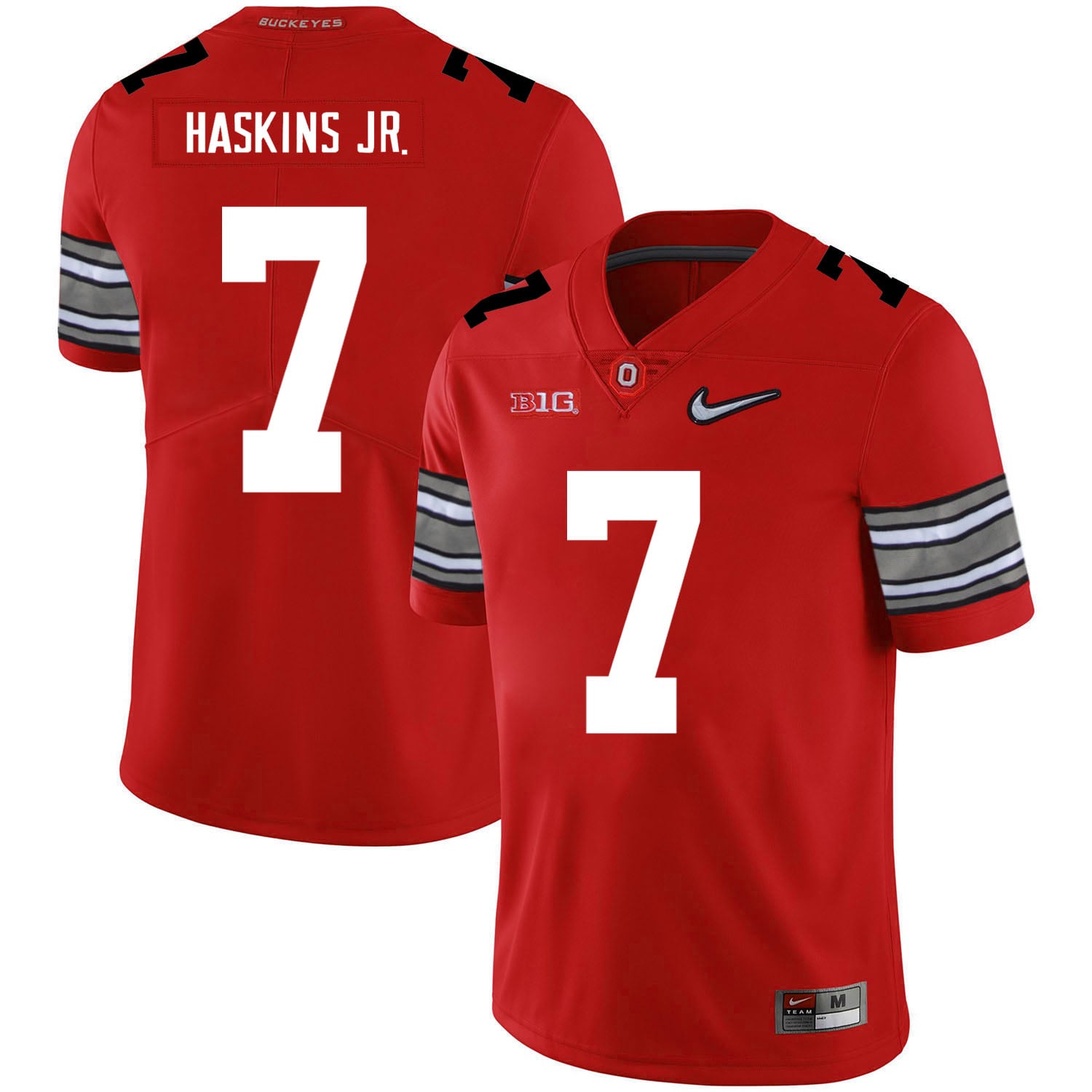Ohio State Buckeyes #7 Dwayne Haskins Football Jersey Diamond Red