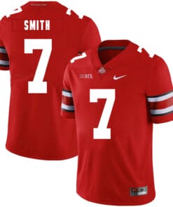 Ohio State Buckeyes #7 Rod Smith College Football Jersey Red