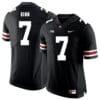 Ohio State Buckeyes #7 Ted Ginn Jr College Football Jersey Black