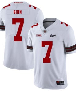 Ohio State Buckeyes #7 Ted Ginn Jr College Football Jersey Diamond White