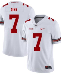 Ohio State Buckeyes #7 Ted Ginn Jr College Football Jersey White