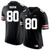 Ohio State Buckeyes #80 Noah Brown Football Jersey Black