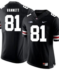 Ohio State Buckeyes #81 Nick Vannett Football Jersey Black