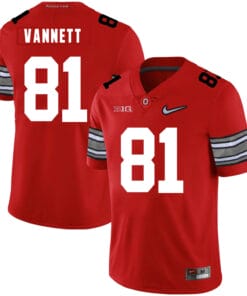 Ohio State Buckeyes #81 Nick Vannett Football Jersey Diamond Red