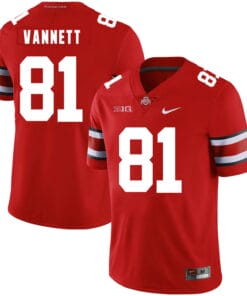 Ohio State Buckeyes #81 Nick Vannett Football Jersey Red