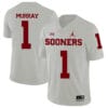 Oklahoma Sooners #1 Kyler Murray Football Jersey White